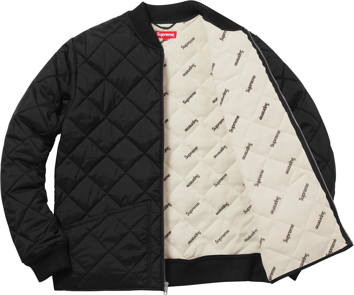 Color Blocked Quilted Jacket view 10